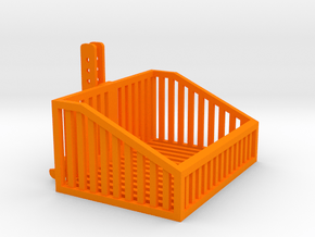 1:32 Frontbox mit Gitter in Orange Processed Versatile Plastic: 1:32