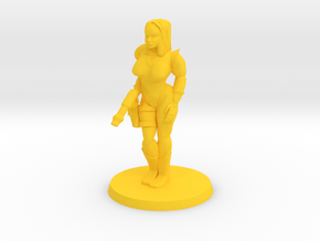 Katrina Space Explorer (thick) in Yellow Processed Versatile Plastic