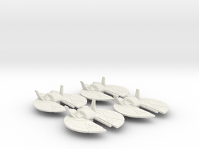 Dralthi Mk.I Squadron: 1/270 scale in White Natural Versatile Plastic