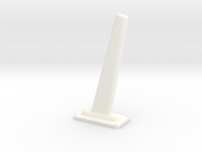 1.7 ANTENNE FOUET in White Processed Versatile Plastic