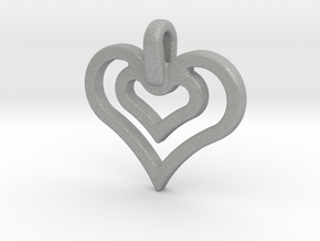 heart jewel in Aluminum