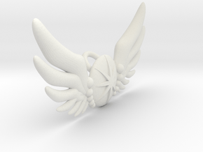 Star Wing Brooch for 60 cm doll in White Natural Versatile Plastic