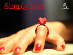SIMPLY LOVE - size 6 in Red Processed Versatile Plastic