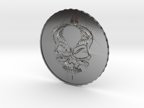 New Invented Coin Value 1 in Polished Silver
