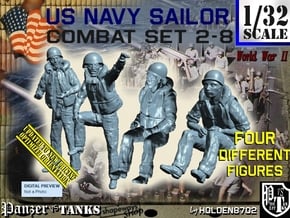 1/32 US Navy KAPOK Set 2-8 in Tan Fine Detail Plastic