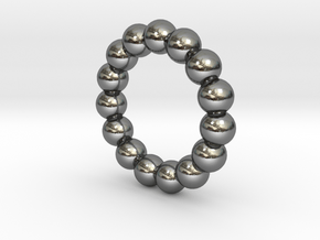 Infinite Spheres Ring in Polished Silver