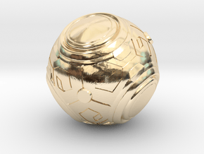 Zenyatta's Ball (Color/Different Sizes available) in 14K Yellow Gold: Extra Small