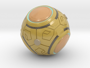 Zenyatta's Ball (Color/Different Sizes available) in Glossy Full Color Sandstone: Small