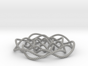 Rose knot 6/5 (Rope) in Aluminum: Small