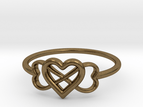 Infinity Love Ring  in Natural Bronze: 5 / 49
