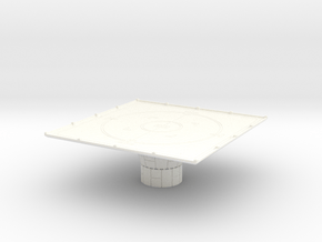 1/270 Imperial Landing Pad (Small) in White Processed Versatile Plastic