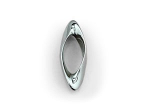 Obius pendant in Polished Silver