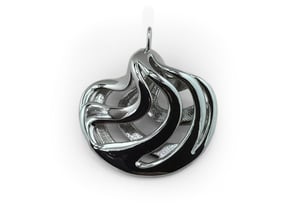 Sferator pendant in Polished Silver