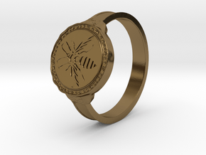 Hornet Ring in Polished Bronze