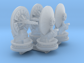 1/270 Rebel Anti-Vehicle Turrets (4) in Smooth Fine Detail Plastic