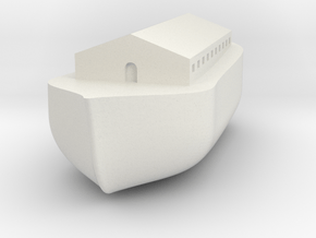 Noah's Ark in White Natural Versatile Plastic