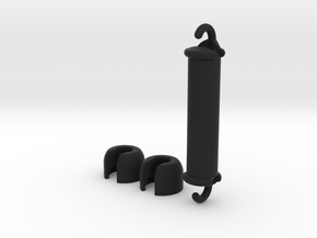 Jaybird X3 Cord Clip Replacement in Black Natural Versatile Plastic