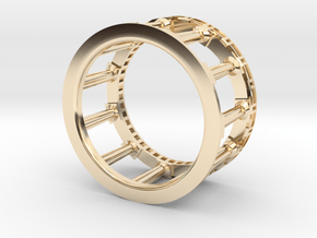 Greek Ring in 14K Yellow Gold: 4.5 / 47.75