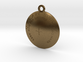 USLS  Benchmark Keychain in Natural Bronze