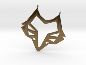 Fox/Wolf Pendant! in Natural Bronze