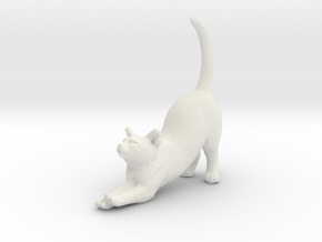 Printle Thing Cat 1/24 in White Natural Versatile Plastic