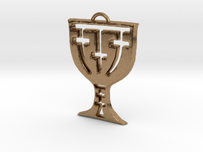Telyavelic Tremere Symbol in Natural Brass: Extra Small