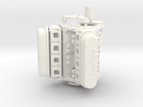 Ls3 1/12 engine in White Processed Versatile Plastic