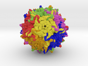 Adeno-Associated Virus 9 in Full Color Sandstone