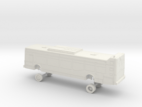 HO Scale Bus NABI 40-LFW OCTA 2200/2300s in White Natural Versatile Plastic