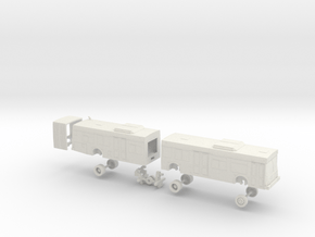 HO Scale Bus New Flyer D60LF VTA 2300s in White Natural Versatile Plastic