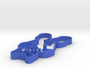 bonnie cookie cutter in Blue Processed Versatile Plastic