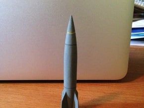 1/144 V2-A4 Rocket in White Processed Versatile Plastic