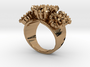 Frida Ring in Polished Brass: 7 / 54
