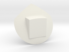 12th scale dome-E-1 in White Natural Versatile Plastic