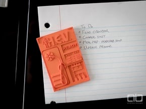 Half-Life HEV Charger in Orange Processed Versatile Plastic