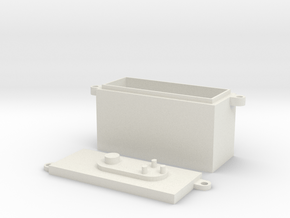 RC Fuel Cell in White Natural Versatile Plastic