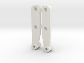 Tamiya Frog Brat Shock Towers CRP style in White Natural Versatile Plastic