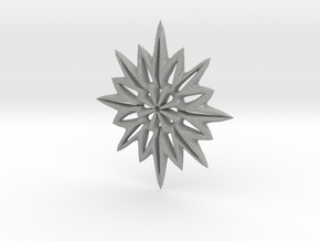 Snowflake Necklace  in Aluminum