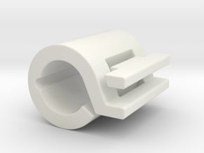 1.25" ID Spring Clamp in White Natural Versatile Plastic