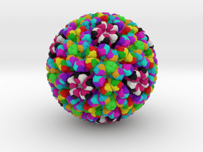 Rotavirus in Full Color Sandstone