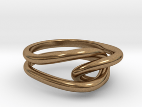 Whitehead ring (US sizes 1.5 – 5.5) in Natural Brass: 1.5 / 40.5