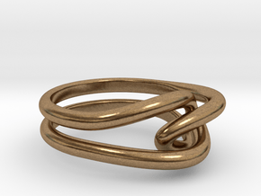 Whitehead ring (US sizes 1.5 – 5.5) in Natural Brass: 2.25 / 42.125