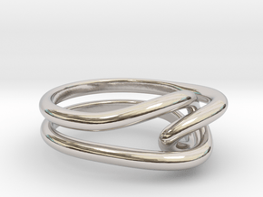 Whitehead ring (US sizes 1.5 – 5.5) in Rhodium Plated Brass: 3.25 / 44.625