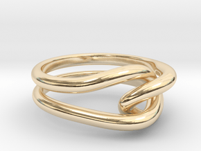 Whitehead ring (US sizes 10 – 13) in 14K Yellow Gold: 10 / 61.5