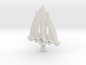 Bionicle weapon (Hahli, set form) in White Natural Versatile Plastic