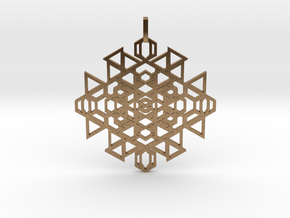 Seal Of Clairsentience (Flat) in Natural Brass