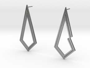 Perfectly Imperfect Earrings in Natural Silver
