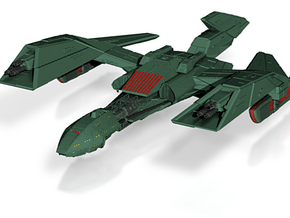Klingon KaBar Class  BattleCruiser in Tan Fine Detail Plastic