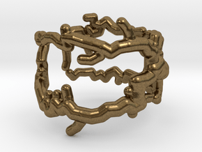 Root ring (US sizes 1.5 – 5.5) in Natural Bronze: 3.5 / 45.25