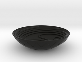 beggar's bowl in Black Natural Versatile Plastic